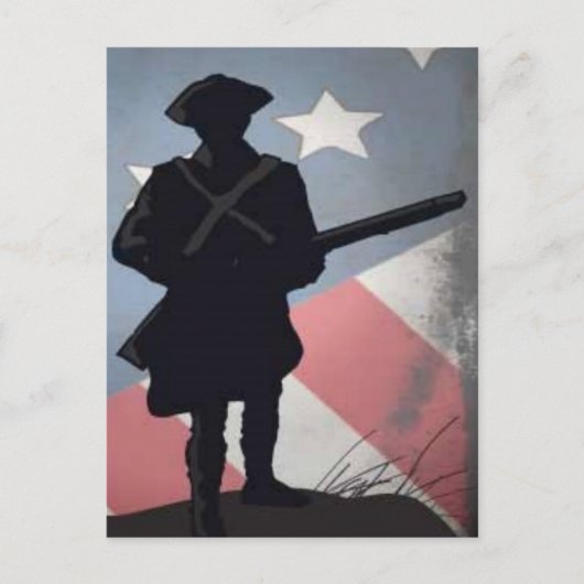 パトリック・ヘンリー・引用文2.0 ポストカード (正面)