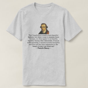 パトリック·ヘンリー·引用文 Tシャツ