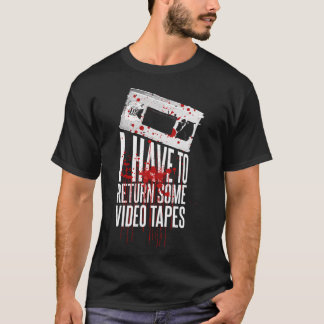 パトリック・ベイトマン ビデオテープを返却しないと Tシャツ