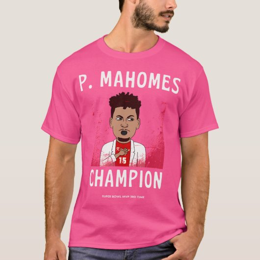 パトリック・マホームズ3Rd Mvp Kcチーフ Tシャツ (正面)