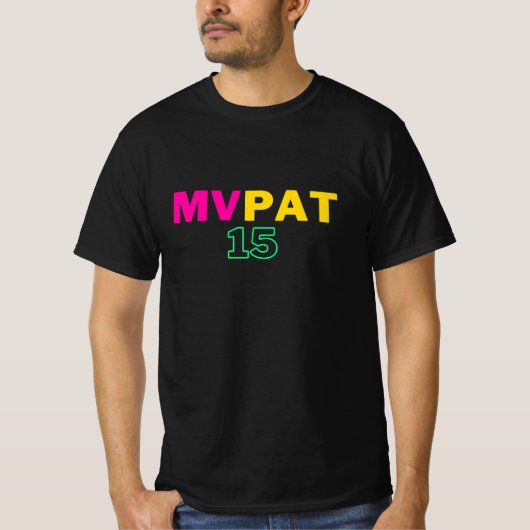 パトリック・マホームmvp。 tシャツ (正面)