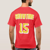 パトリックMahomes: 彼は左利きのそれを投げましたか。 Tシャツ (裏面)