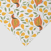 パトリッジとナシの木のシームレスなクリスマスパター 薄葉紙 (詳細)