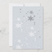 パトリッジ《鳥》アメリカゴガラクリスマスウィンターシーン 招待状 (裏面)