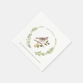 パトリッジ | 12クリスマスモノグラムの休日 スタンダードカクテルナプキン (角)