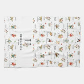 パトリッジ | 12クリスマスモノグラムタオルの日 キッチンタオル (横)