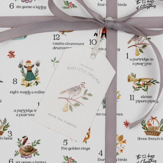 パトリッジ | 12クリスマス・ホリデー ギフトタグ