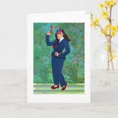 パトリリーマリークリエイティブデザイン カード (黄色い花)