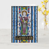 パトロンサンオブ調理師祈りの言葉 カード (黄色い花)