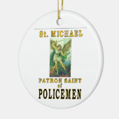 パトロン聖人巡査 セラミックオーナメント (左)