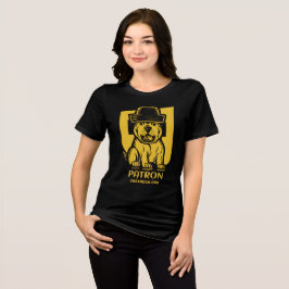 パトロン ウクライナ犬 - 大胆グラフィック 女性用 トライブレンドTシャツ
