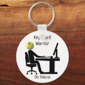 パトロール中のキーボード戦士 キーホルダー (正面)
