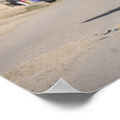 パトロール中のハムヴの行動セキュリティ ポスター (角)