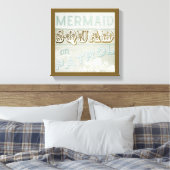 パトロール中の人魚チーム キャンバスプリント (インサイチュ (寝室))