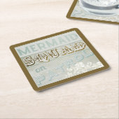 パトロール中の人魚チーム スクエアペーパーコースター (アングル)