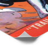 パトロール縁どヴィンテージ漫画簿 ポスター (角)