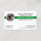 パトロール縁ど軍隊連邦警察のロカスタムゴ 名刺 (正面)