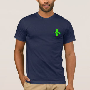 パトロール-スキー及び保存4 ("スキーPtrl"。 十字) Tシャツ
