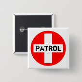 パトロール-ボタン 缶バッジ (正面&裏面)