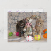 パトンとビュヴィントンのイースターポストカード シーズンポストカード (正面/裏面)