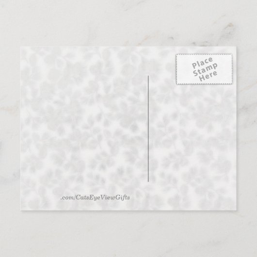 パトンのおもしろいが満杯のクリスマス – 猫/子猫 シーズンポストカード (裏面)