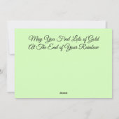 パトンの聖パトリックの日の猫/子猫 – フラットカード シーズンカード (裏面)