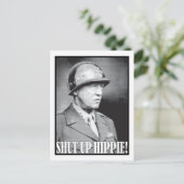 パトン将軍はヒッピーを黙らせと言う！ ポストカード (スタンド正面)