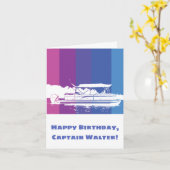 パトン船オーナー専用誕生日カード カード (黄色い花)