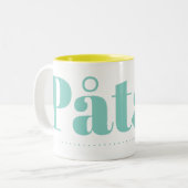 パトーツートーンコーヒーマグ ツートーンマグカップ (正面左)