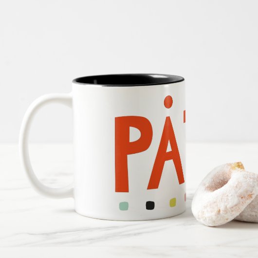 パトーツートーンコーヒーマグ ツートーンマグカップ (ドーナツ)