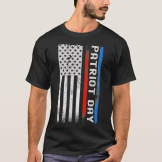 パト動揺してリオットデイアメリカ国旗 Tシャツ
