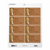 パドアとキリストの子の聖アントニー(JM 05) ラベル (フルシート)