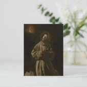 パドアのアンソニー（フランシスコ・デ・ズルバラン、1627年～30年） ポストカード (スタンド正面)