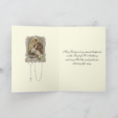 パドアの子イエスカードの祭日聖アンソニー カード (内部)