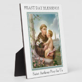 パドアの聖アンソニーとベビーイエス フォトプラーク (側面)