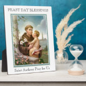 パドアの聖アンソニーとベビーイエス フォトプラーク (側面)