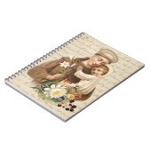 パドアの聖アントニーと子イエスの宗教 ノートブック (左側)