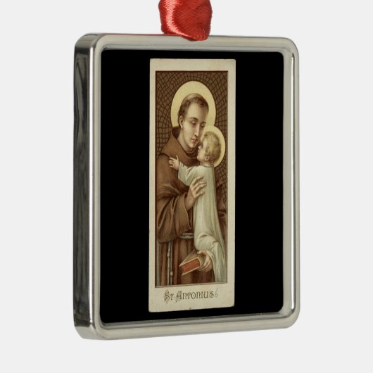 パドアの聖アントニーと子イエス・キリスト メタルオーナメント (右)