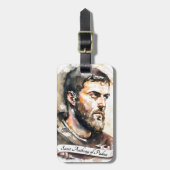 パドアの聖アントニー ラゲッジタグ (正面縦)