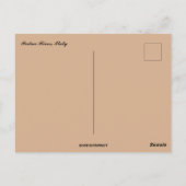 パドアリバーイタリア ポストカード (裏面)