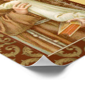 パドア(JM 05)の聖アントニーと引用文 ポスター (角)