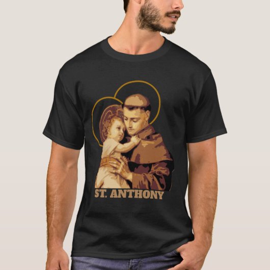パドゥアのベビーイエス・キリストのST ANTHONY Tシャツ (正面)