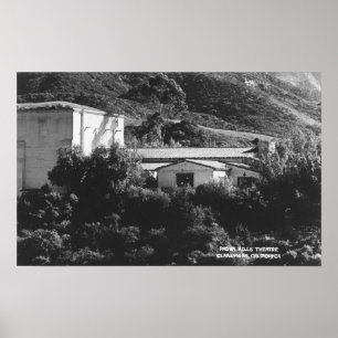 パドゥアの丘TheatrのClaremont、カリフォルニアの眺め ポスター