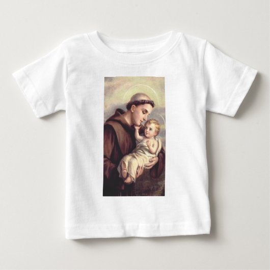 パドゥアの聖アントニオ ベビーTシャツ (正面)