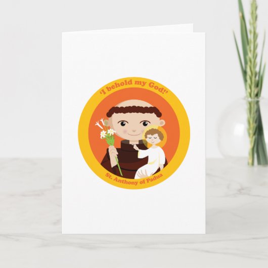パドゥアのSt Anthony カード (正面)