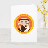 パドゥアのSt Anthony カード (黄色い花)