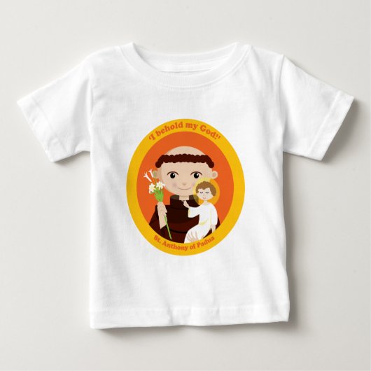 パドゥアのSt Anthony ベビーTシャツ (正面)