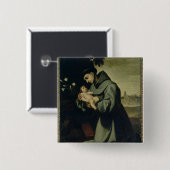 パドゥアのSt Anthony 缶バッジ (正面&裏面)