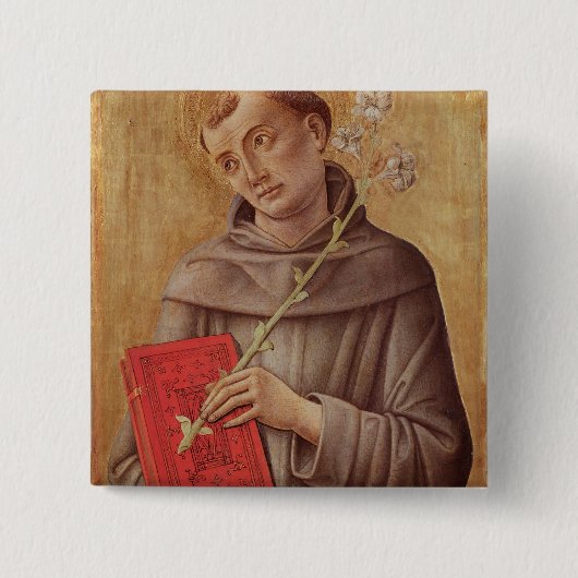パドゥアのSt Anthony 缶バッジ (正面)