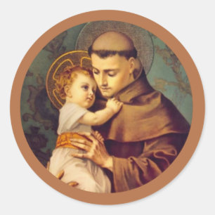 パドゥアイエス・キリストのカトリック教賞のSt Anthony ラウンドシール